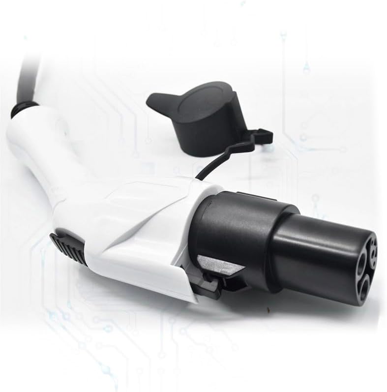 J1772 to Tesla Adapter for Easy Charging, 60A/240V AC, SAE J1772 Charger Adapter Compatible with Model 3/Y/S/X, Protective Shield & Portable Storage Pouch Included 